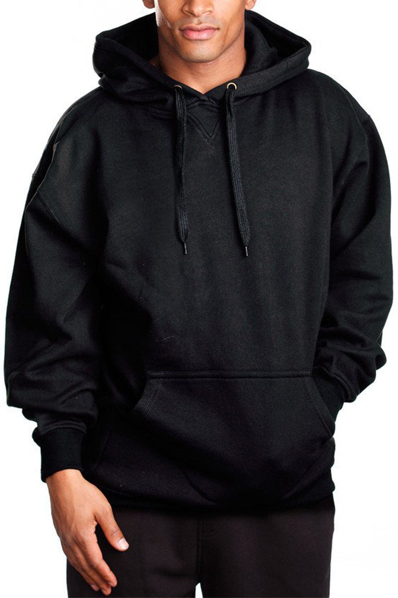 Los Angeles Apparel | Heavy Fleece Hooded Pullover Sweatshirt for Men in Navy, Size 2XL