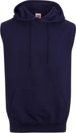 French Terry Sleeveless Hoodies 8 Oz