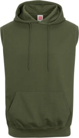 French Terry Sleeveless Hoodies 8 Oz