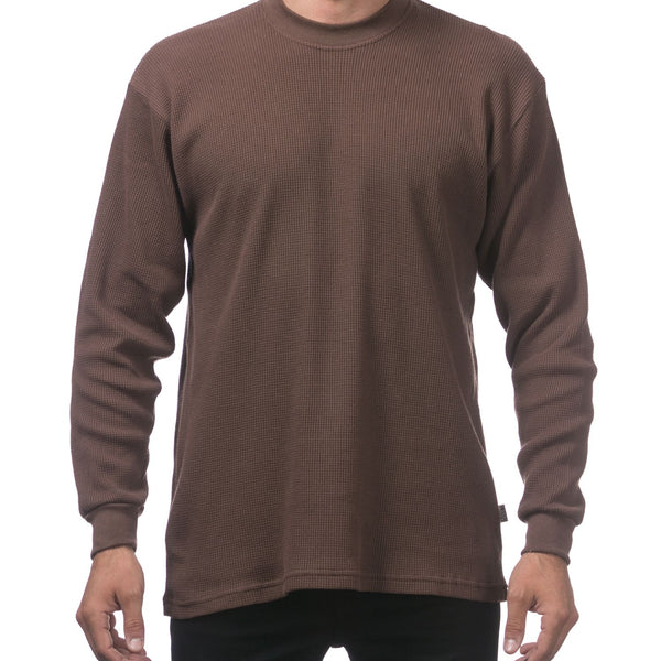 Heavyweight Cotton Long Sleeve Thermal T shirt S-XL
