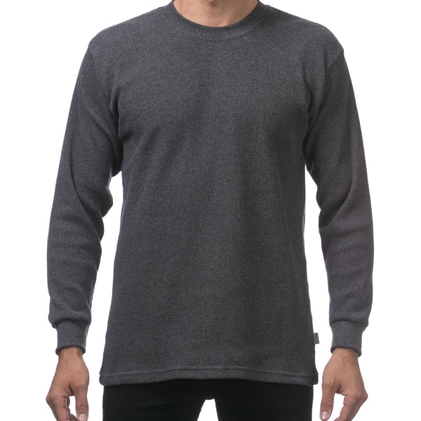 Heavyweight Cotton Long Sleeve Thermal T shirt S-XL
