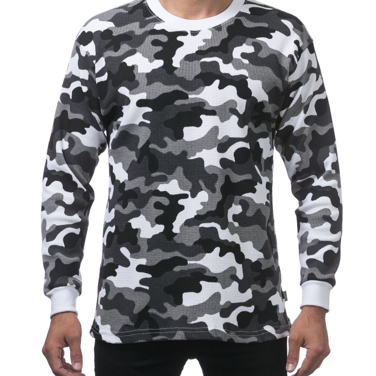 Heavyweight Cotton Long Sleeve Thermal T shirt S-XL