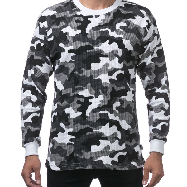 Heavyweight Cotton Long Sleeve Thermal T shirt S-XL
