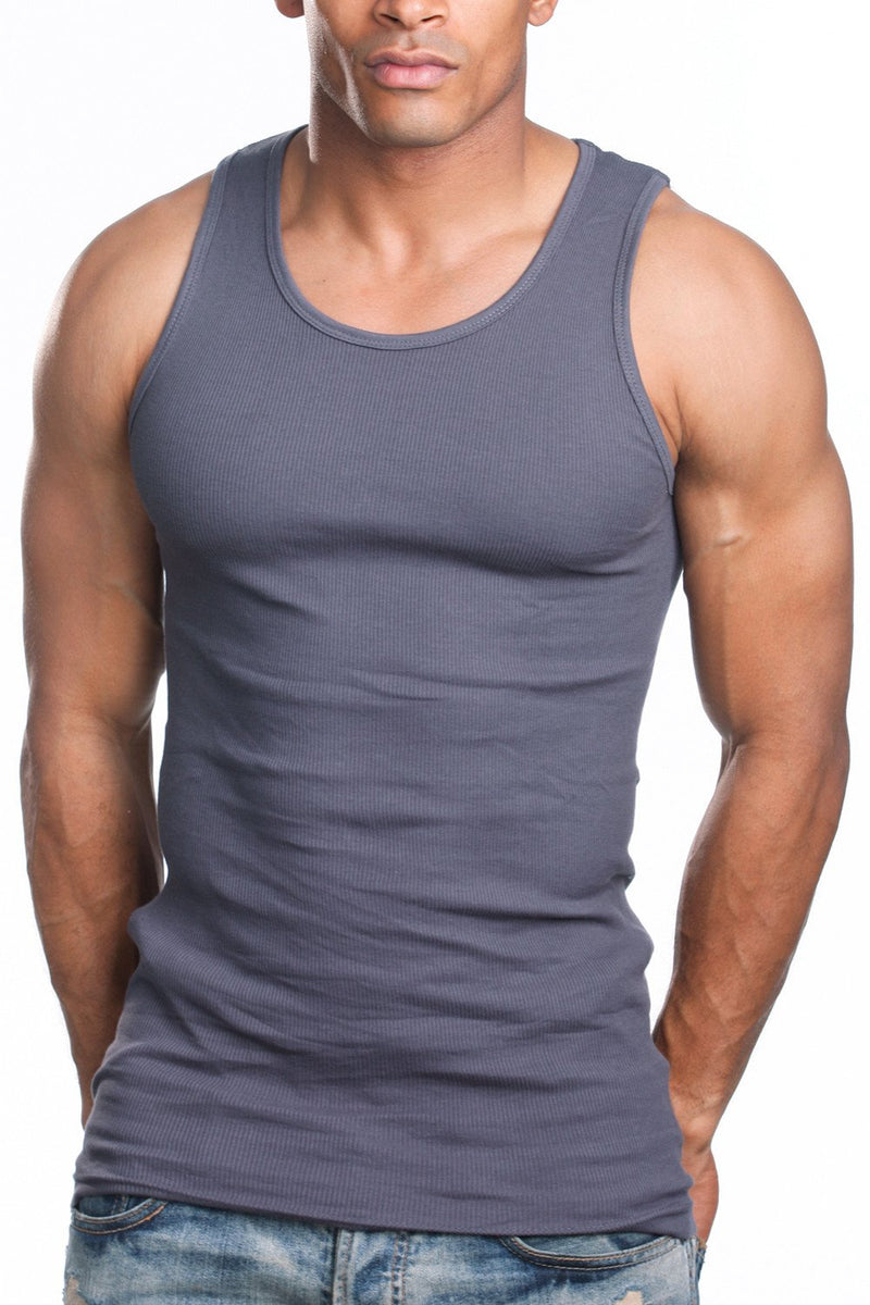 Premium Ringspun Cotton Ribbed A-shirt 3 Pack SMALL-5X