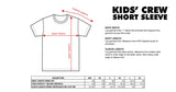 Kids Crew Short Sleeve  XXS-XL