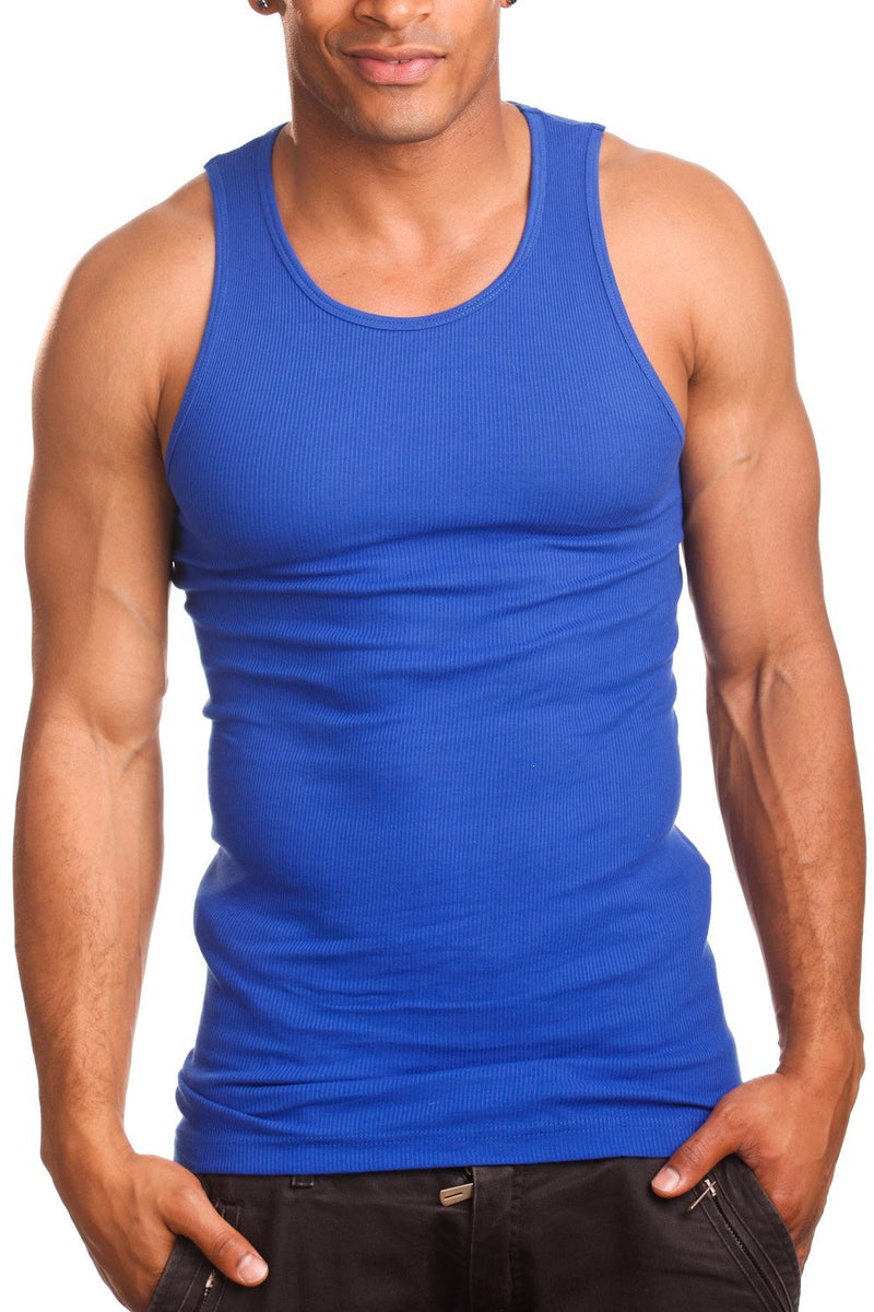 Premium Ringspun Cotton Ribbed A-shirt 3 Pack SMALL-5X