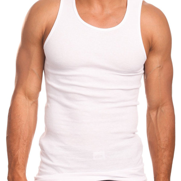 Premium Ringspun Cotton Ribbed A-shirt 3 Pack SMALL-5X