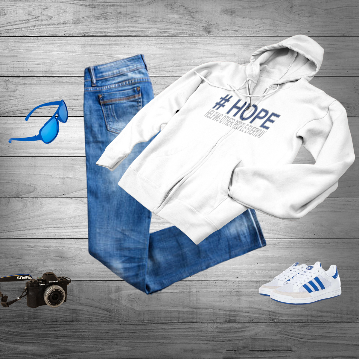 HOPE Zipper Hoodie
